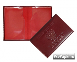 Фото: обложка для паспорта с гербом обложка на паспорт бордовая